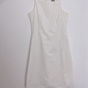 GAP White Cotton Mini Dress